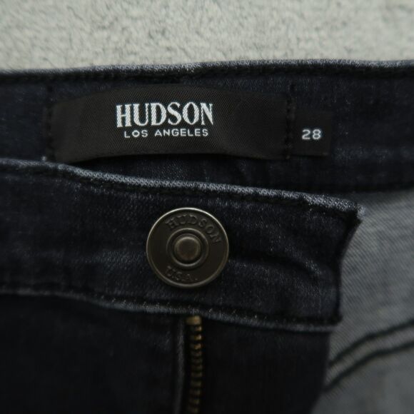 Hudson Jeans Women's Size 28 Gray High-Rise Super Skinny 27" Inseam Distressed - Picture 10 of 16